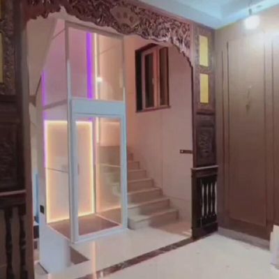 400 kg de casa parafusos acionados elevador compacto casa elevadores 50 pés altura de viagem