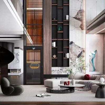 1-2 pessoas elevador a parafuso em interiores elevador a parafuso para casa