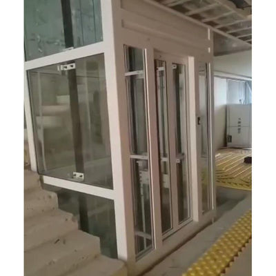 Tração sem engrenagem Casa Pequenos elevadores residenciais Sistema de controle baseado em microprocessador