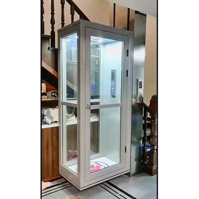 Casa Elevador hidráulico para pequenos elevadores residenciais Vilas Cabina nua