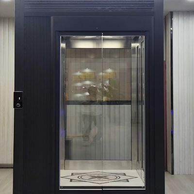 Elevador de passageiros hidráulico de cilindro hidráulico Tipo de porta automática