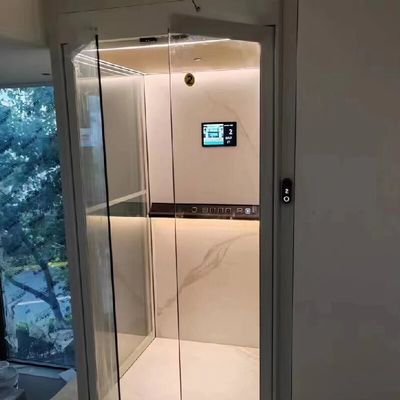 Paragem de emergência botão de pânico elevador hidráulico para casa estruturas de aço inoxidável 304# de cabine