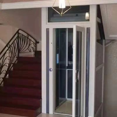 Elevador de passageiros de aço inoxidável 304 de alumínio, controlado por microprocessador