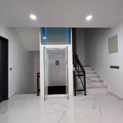 14.5 M Ss elevador de cabine com portas automáticas para 5 paradas elevador para casa sem poços