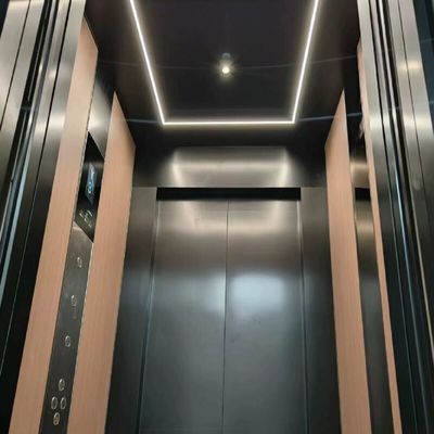 Customize 2,9 M grandes cilindros Elevador hidráulico com 0 M profundidade de poço e 304 # cabine de aço inoxidável