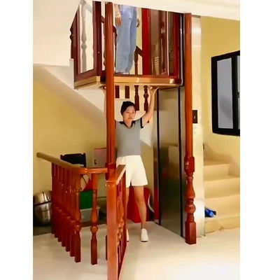 Elevador compacto e fácil de usar Carga de 300 kg Elevadores residenciais compactos