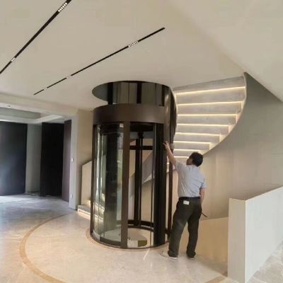 Elevador especial sem engrenagem 14,5M Altura de viagem Elevadores domésticos