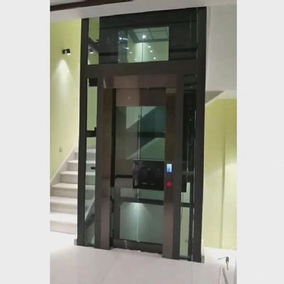 Elevadores de tipo de tração sem engrenagem de poço de aço Centro de abertura 0,6m/S