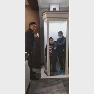 Elevador de cápsula personalizável para casa 2 andares Elevador de cápsula para casa