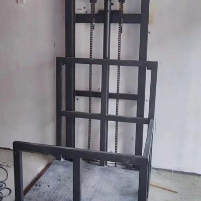 1-12M Altura de elevação Potência de aço Elevador de carga hidráulico Controle PLC