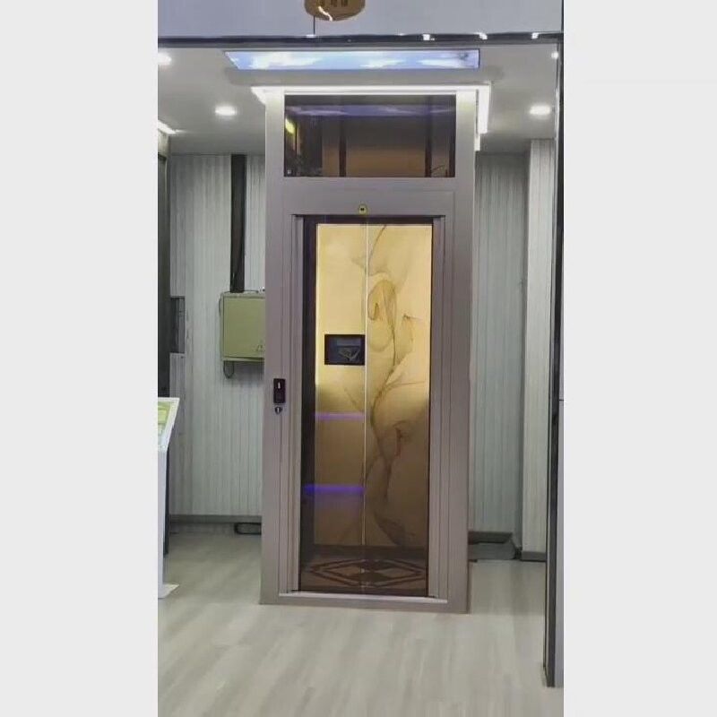 Casa confortável Elevador hidráulico sem poços Tipo de poço único ou duplo