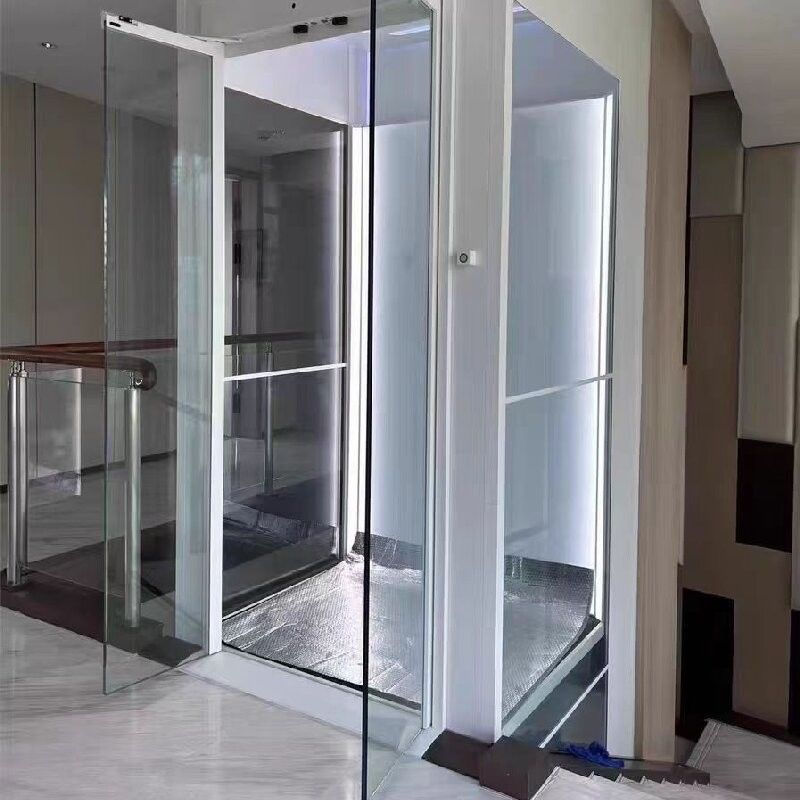0 M Profundidade do poço Elevador doméstico de fase única com microprocessador e parada de emergência