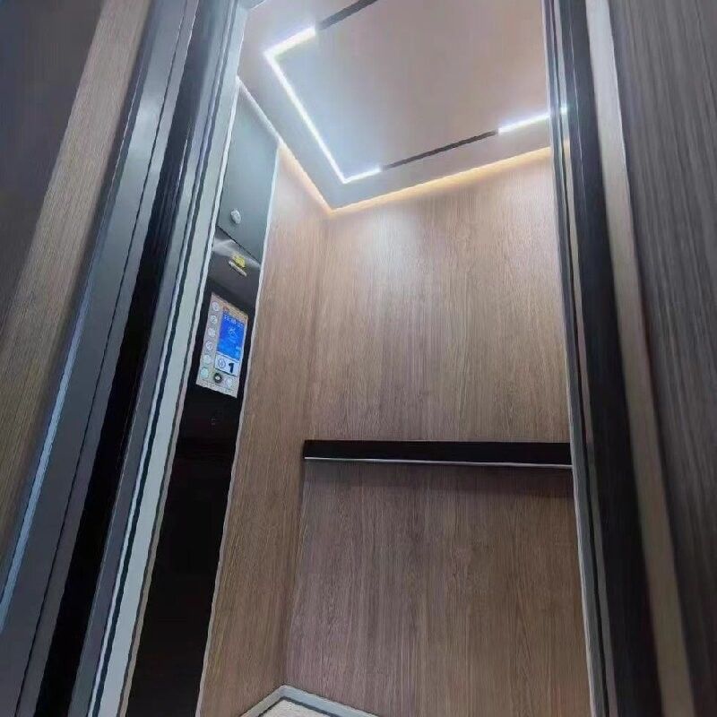 Elevador hidráulico de 5 pontos para controle de microprocessador de tamanho doméstico em elevadores de plataforma de alumínio com baixo espaço de cabeçalho
