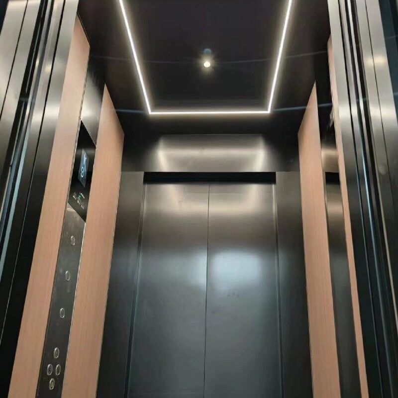Customize 2,9 M grandes cilindros Elevador hidráulico com 0 M profundidade de poço e 304 # cabine de aço inoxidável