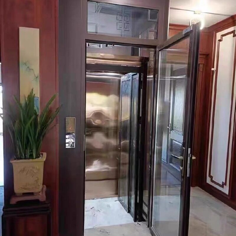 Controle por microprocessador Elevador hidráulico para casa Piso de piso Elevador para casa