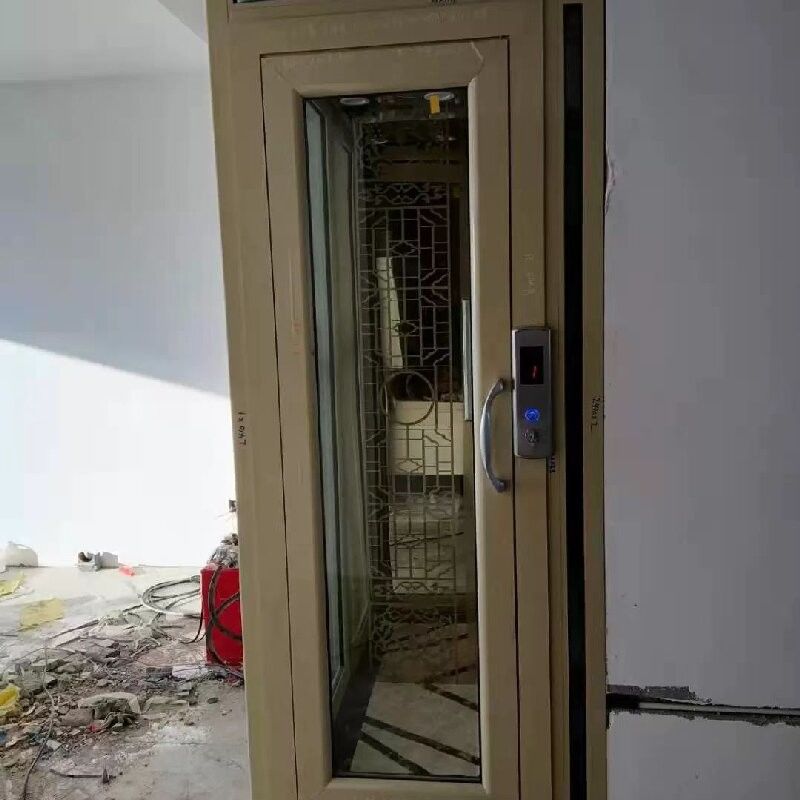 Elevador hidráulico de fase única com sistema de controlo de microprocessador e cilindros de 2,9 m