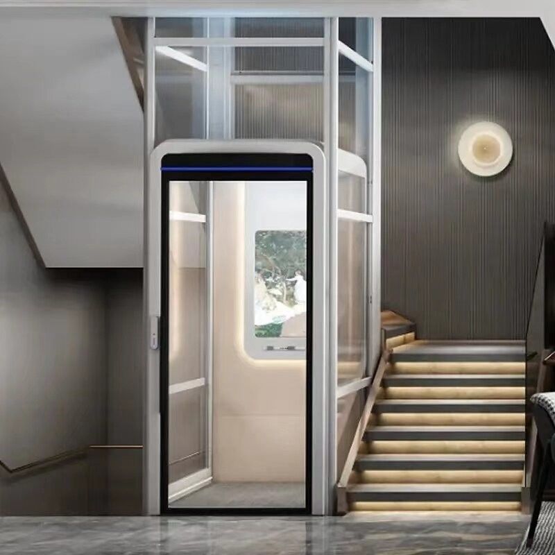 Aço inoxidável elevador hidráulico para casa elevador hidráulico residencial para casa