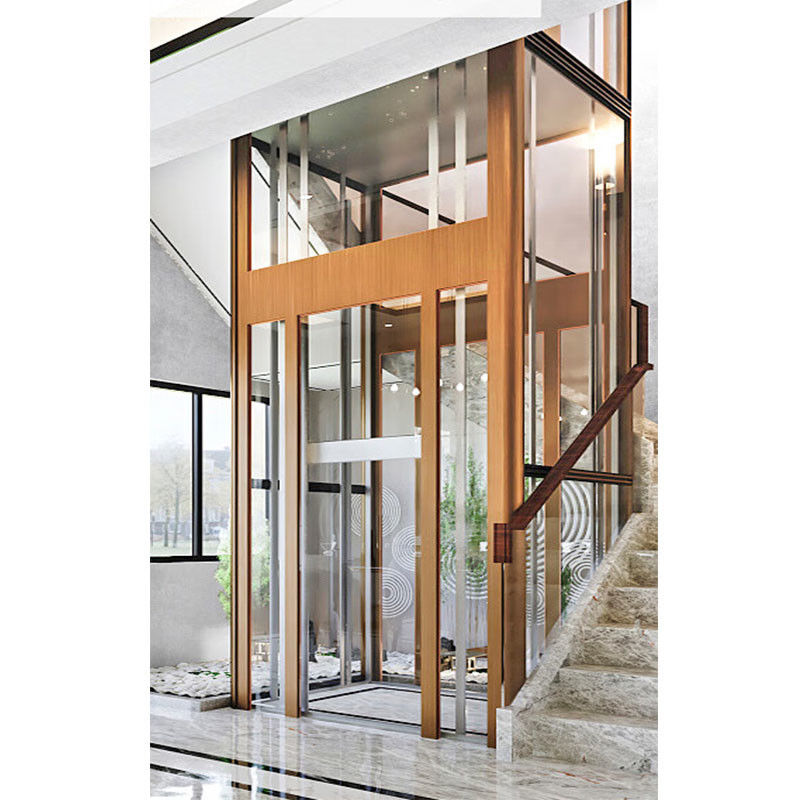 Silêncio 0,6m/S Elevador de tração sem engrenagem para casa até 30m