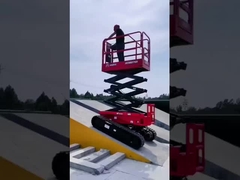 Elevação de tesoura de cravagem, plataforma de elevação de tesouras automáticas, elevação de tesouras automáticas