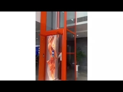 elevador de casa de plataforma vermelha quente